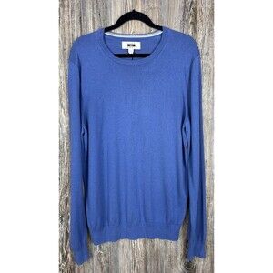 JOSEPH ABBOUD Men's Cashmere/Cotton Blend V-Neck Sweater L Classic Preppy Office